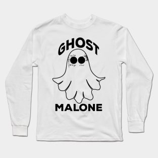 Funny Ghost Malone Cool Halloween Long Sleeve T-Shirt